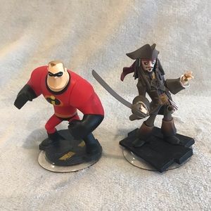 Disney Infinity Mr. Incredible & Jack Sparrow